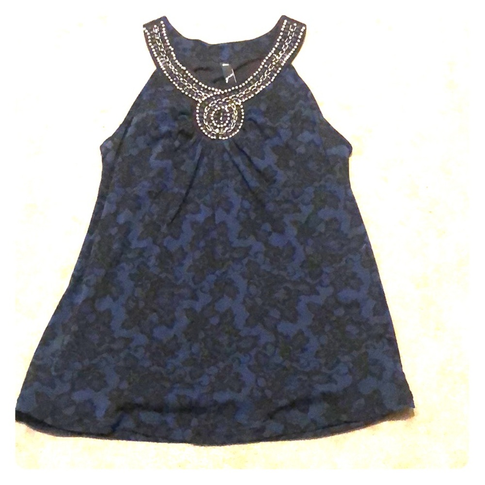 Black, Blue & Bling Tank!